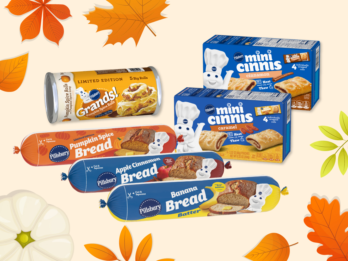 Grouping of products from Pillsbury