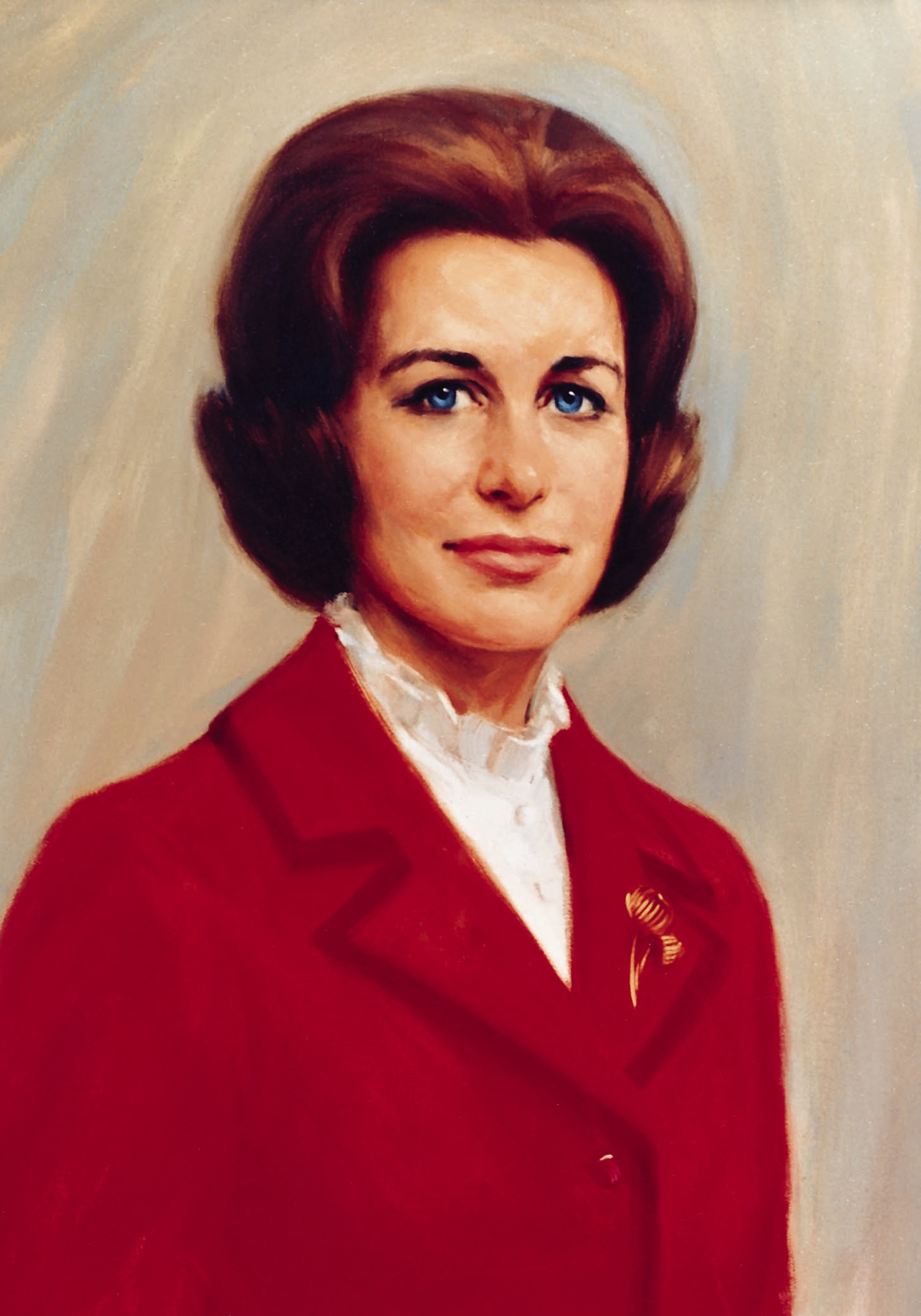 The fifth official portrait of Betty Crocker, painted in 1972.